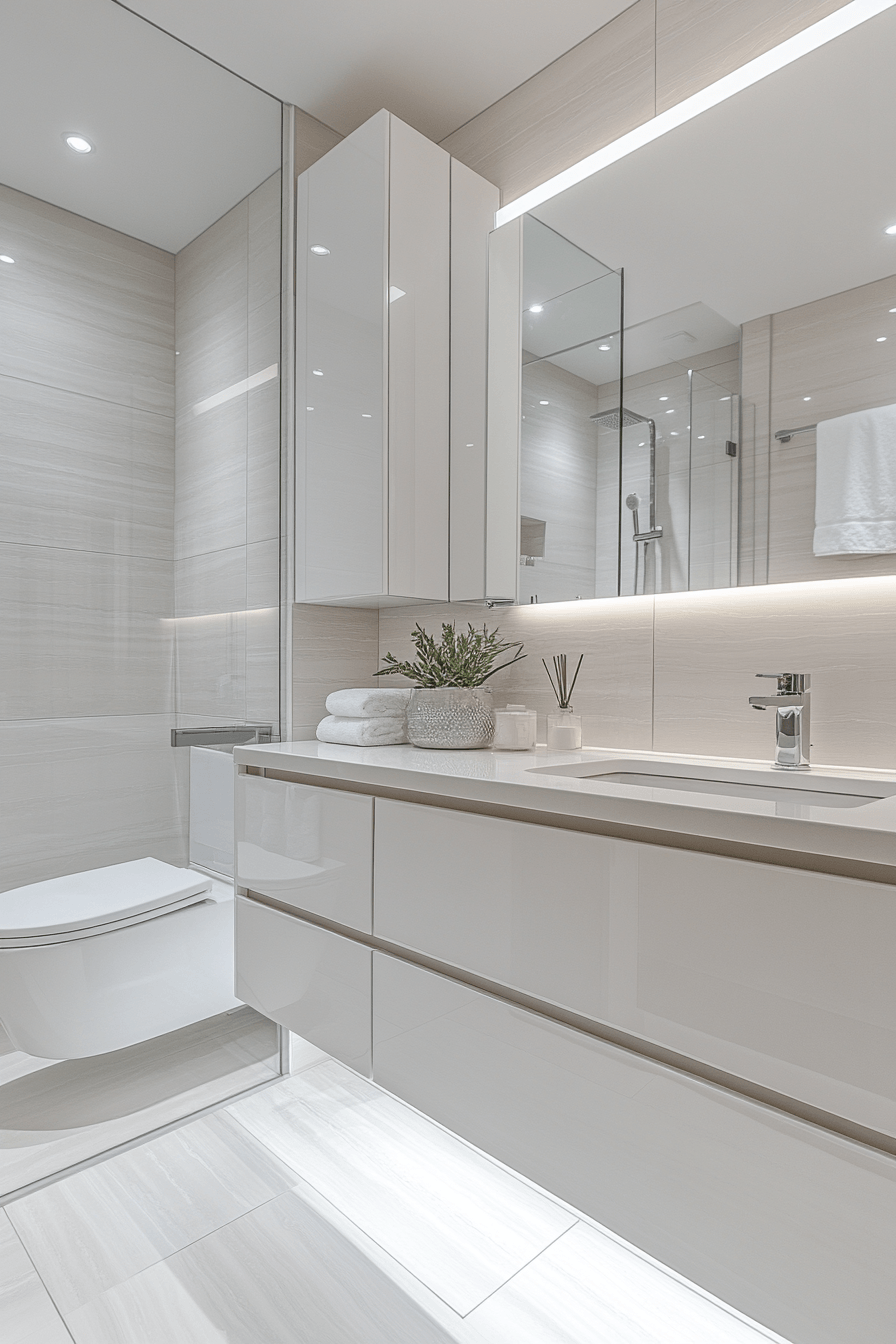 White Bathrooms That Feel Clean Without Feeling Cold