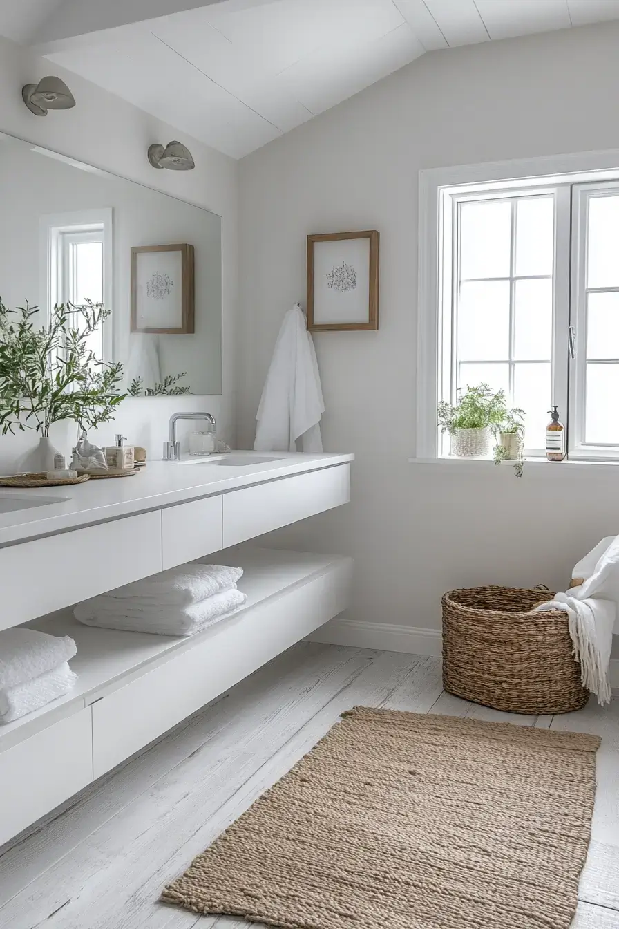 29 Scandinavian Bathroom Ideas That Make Small Spaces Feel Bigger