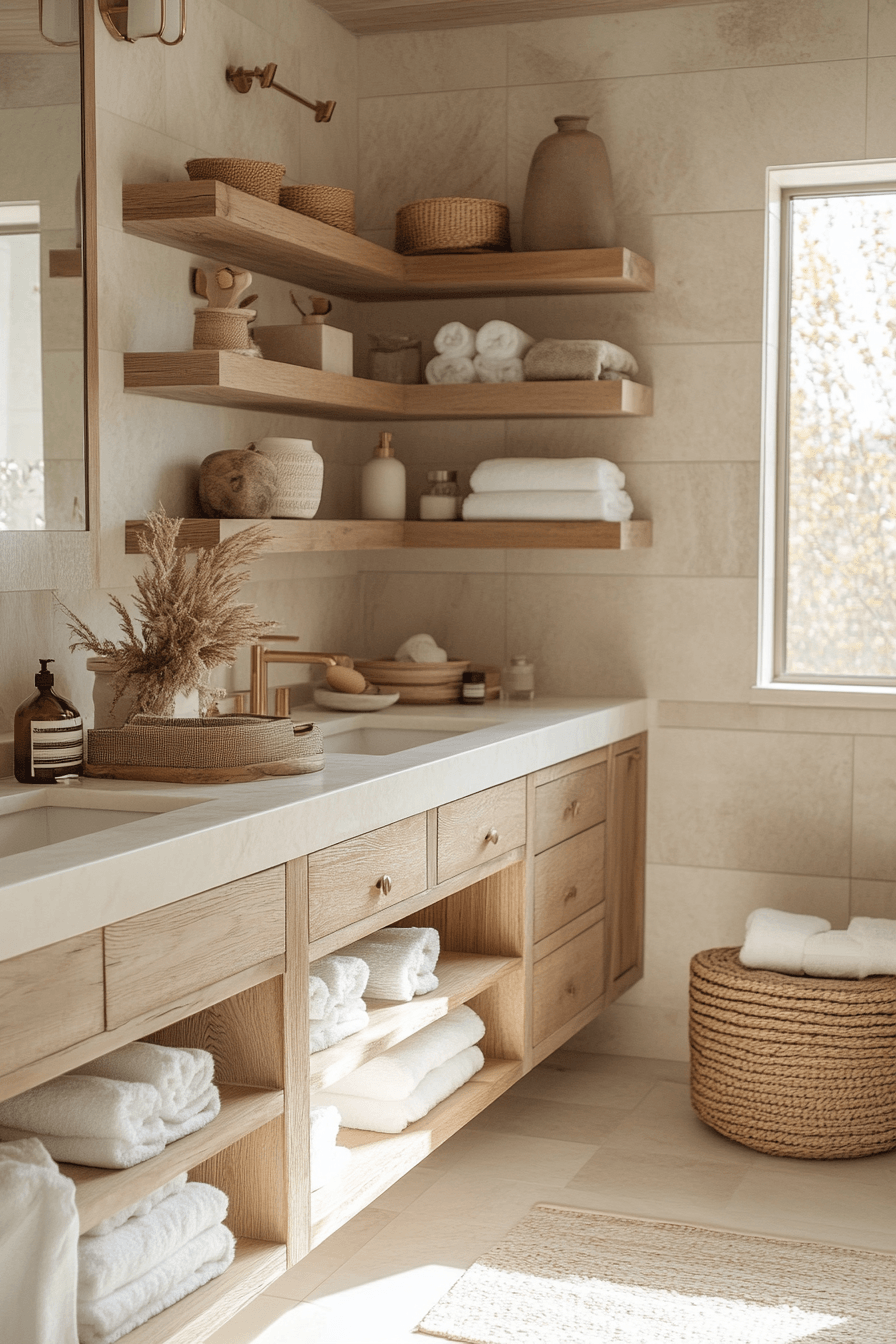 Cozy Bathrooms That Feel Like a Warm Towel Right Out of the Dryer