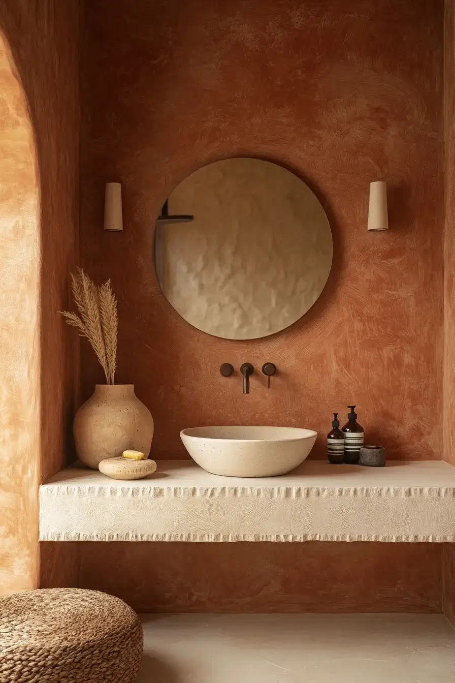 Earthy Bathroom