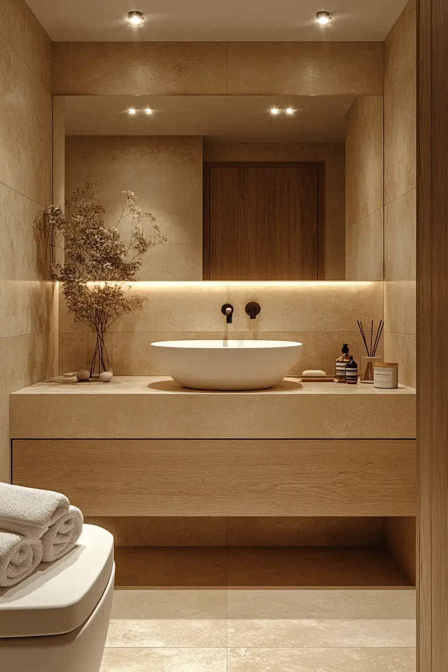 Earthy Bathroom