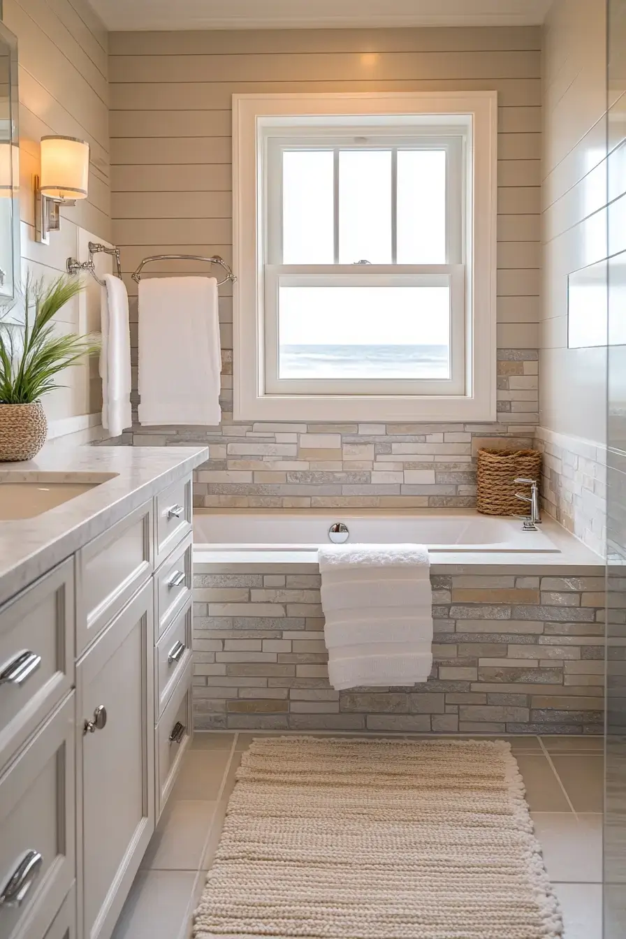 29 Coastal Bathroom Ideas That Smell Like Salt Air