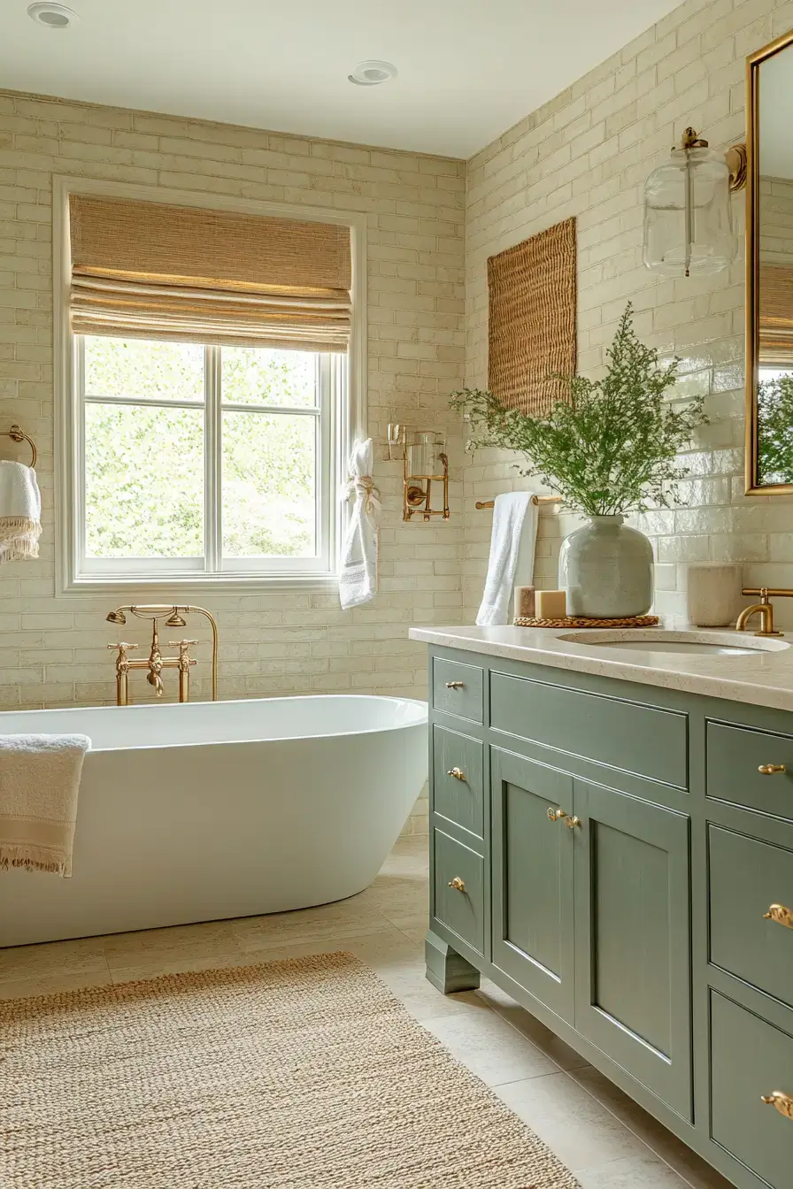 29 Sage Green Bathroom Ideas That Calm the Morning Rush