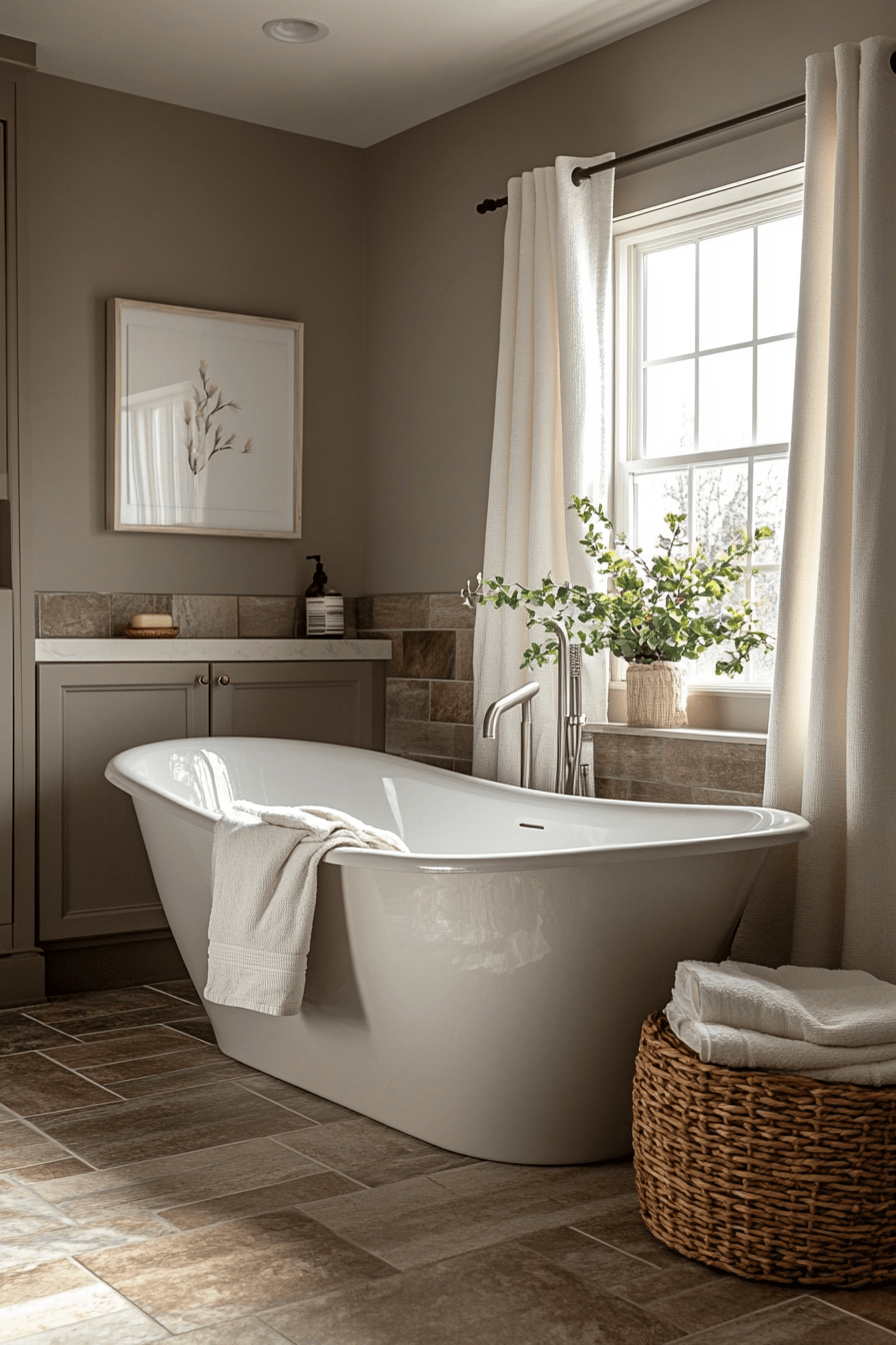 Cozy Bathrooms That Feel Like a Warm Towel Right Out of the Dryer