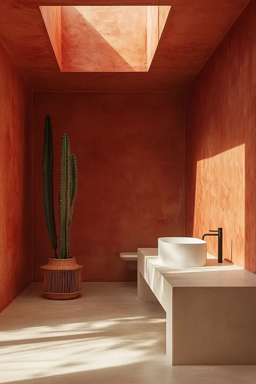 29 Terracotta Bathroom Ideas That Warm Up the Whole House 29 Terracotta Bathroom Ideas That Warm Up the Whole House