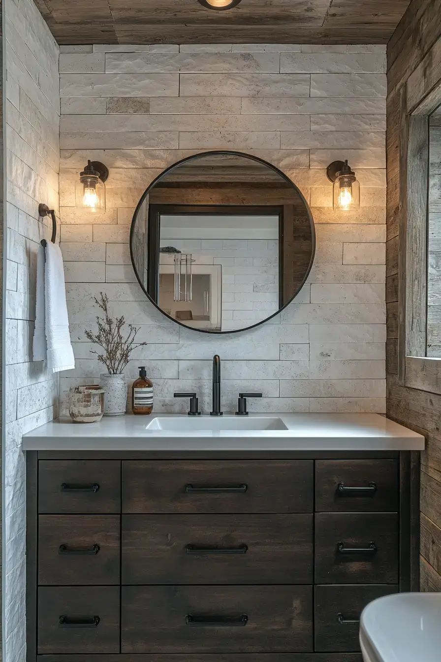 29 Rustic Bathroom Ideas That Feel Like a Cabin Morning
