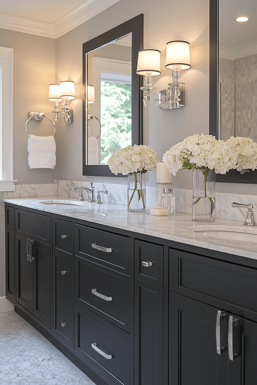 Black and White Bathrooms That Stay Interesting Without Adding Color