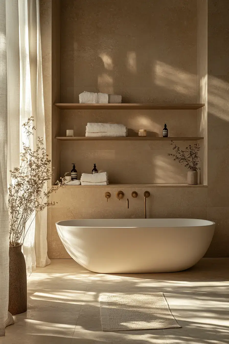 Earthy Bathroom