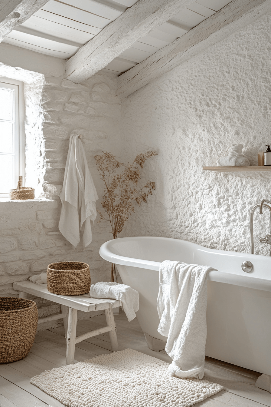 White Bathrooms That Feel Clean Without Feeling Cold
