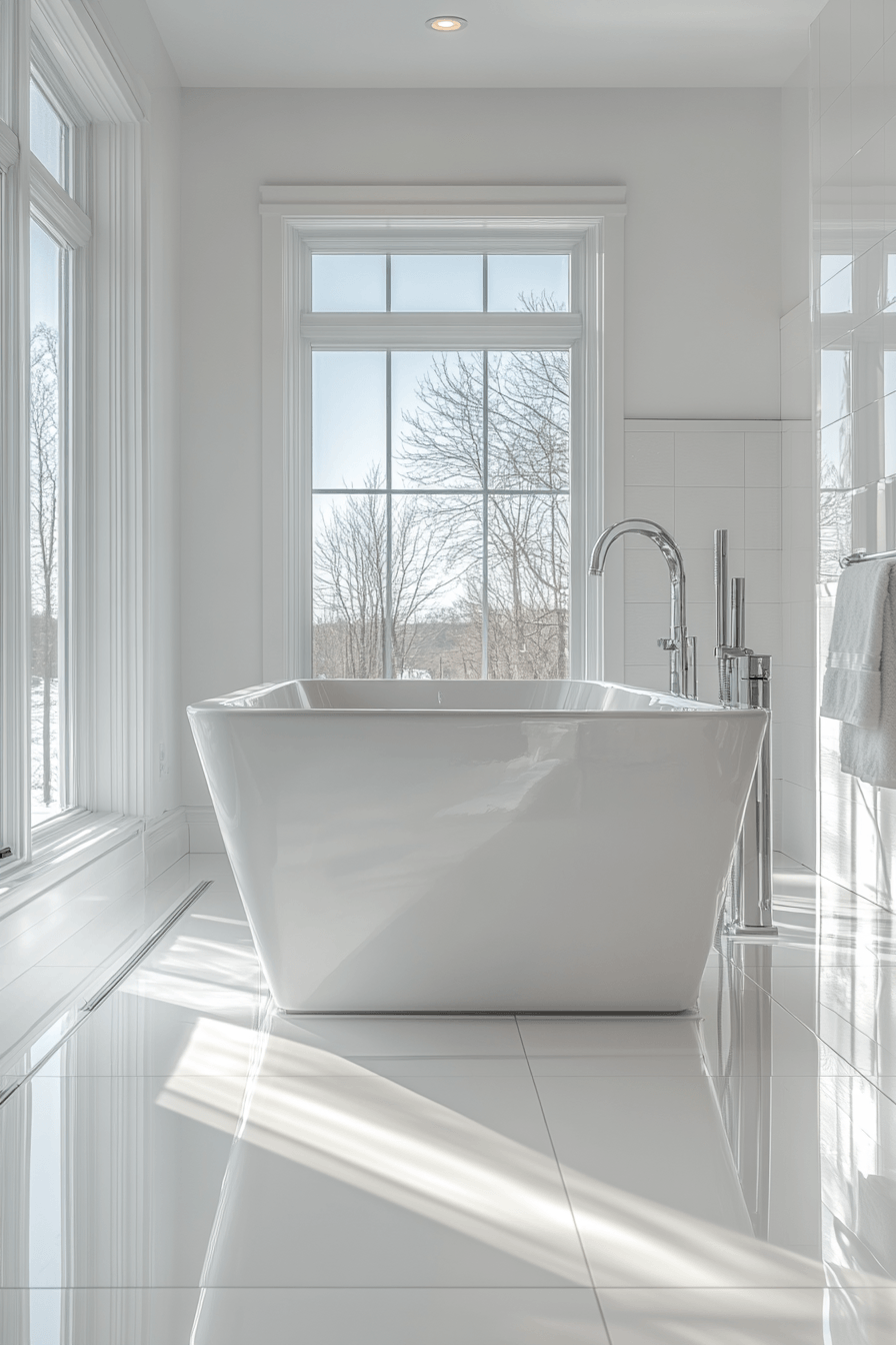 White Bathrooms That Feel Clean Without Feeling Cold