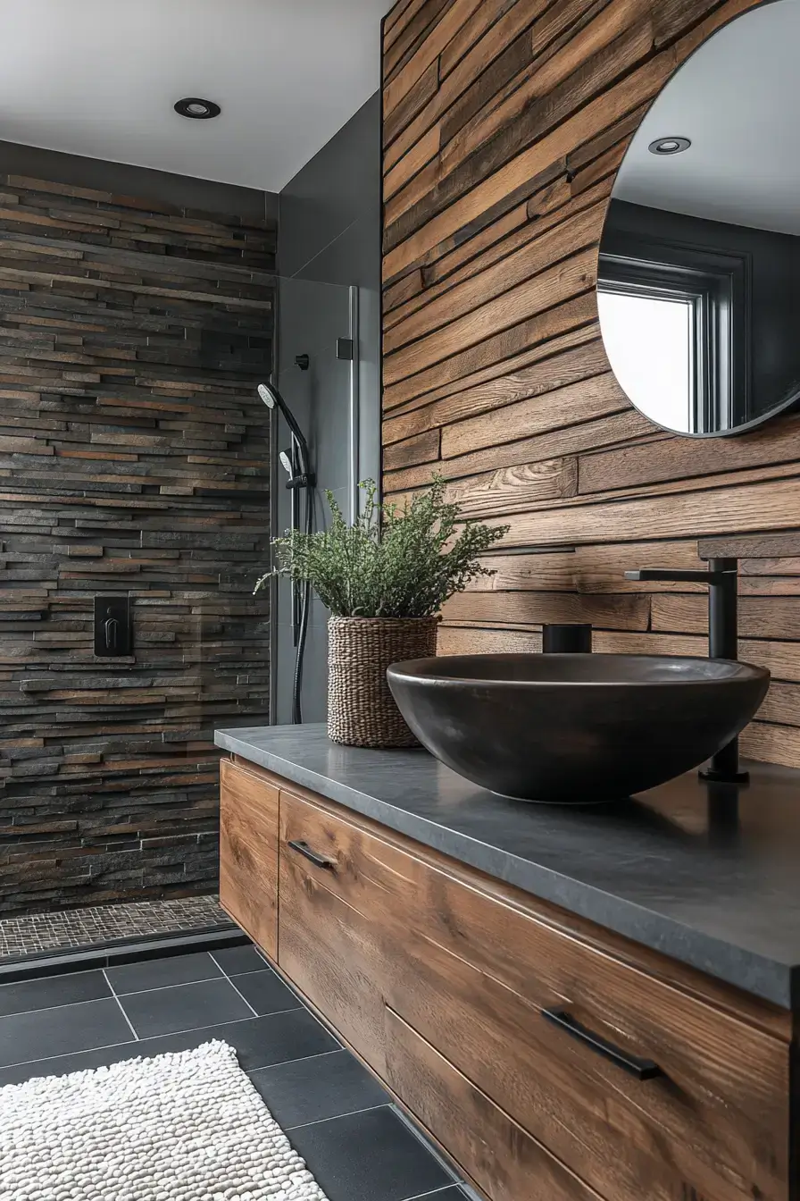 29 Rustic Bathroom Ideas That Feel Like a Cabin Morning