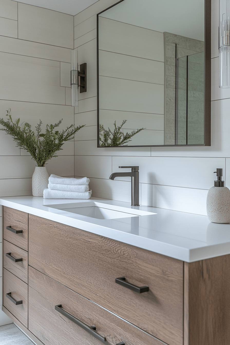 Farmhouse Bathrooms That Balance Rustic With Real Life