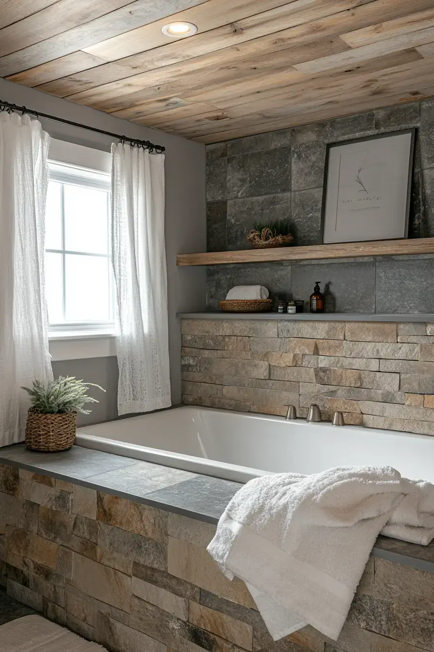 Earthy Bathroom