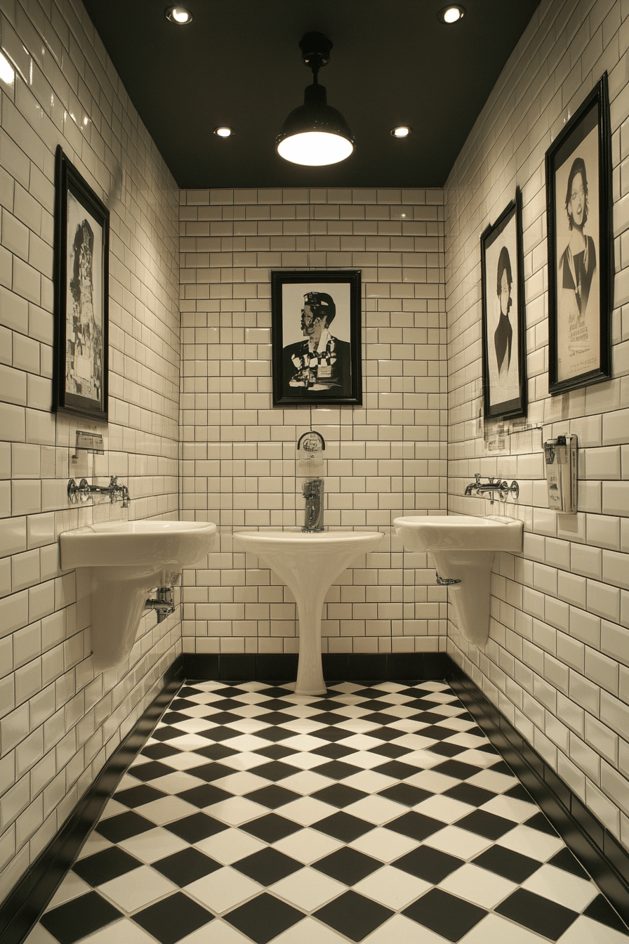 Black and White Bathrooms That Stay Interesting Without Adding Color
