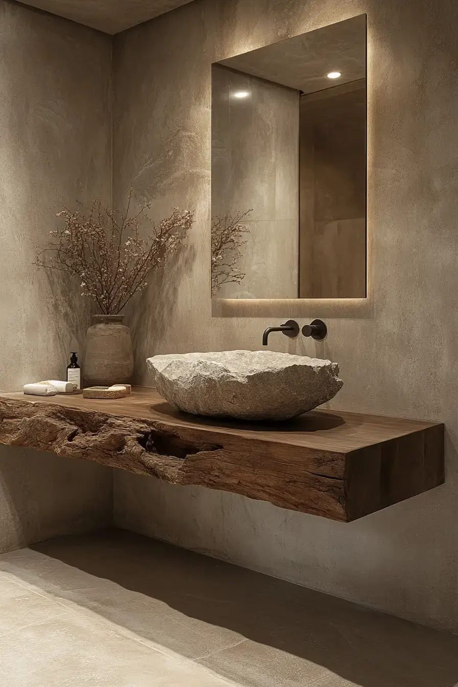29 Rustic Bathroom Ideas That Feel Like a Cabin Morning