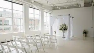 minimalist wedding