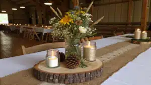 rustic wedding centerpieces