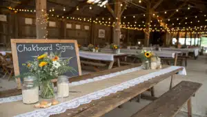 rustic wedding decor