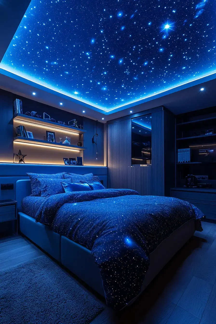 29 Space Themed Bedroom Ideas That Feel Like a Quiet Orbit space themed bedroom