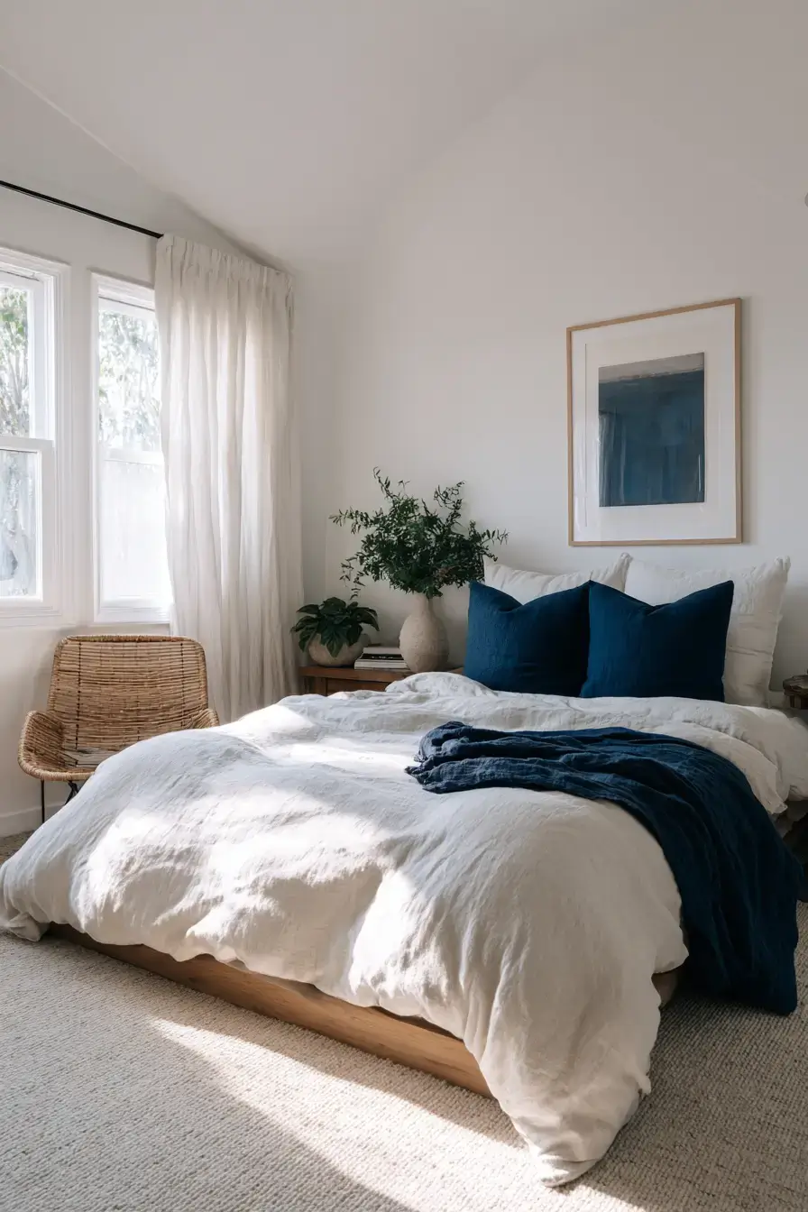 29 Cozy Minimalist Bedroom Ideas That Invite You to Slow Down cozy minimalist bedroom