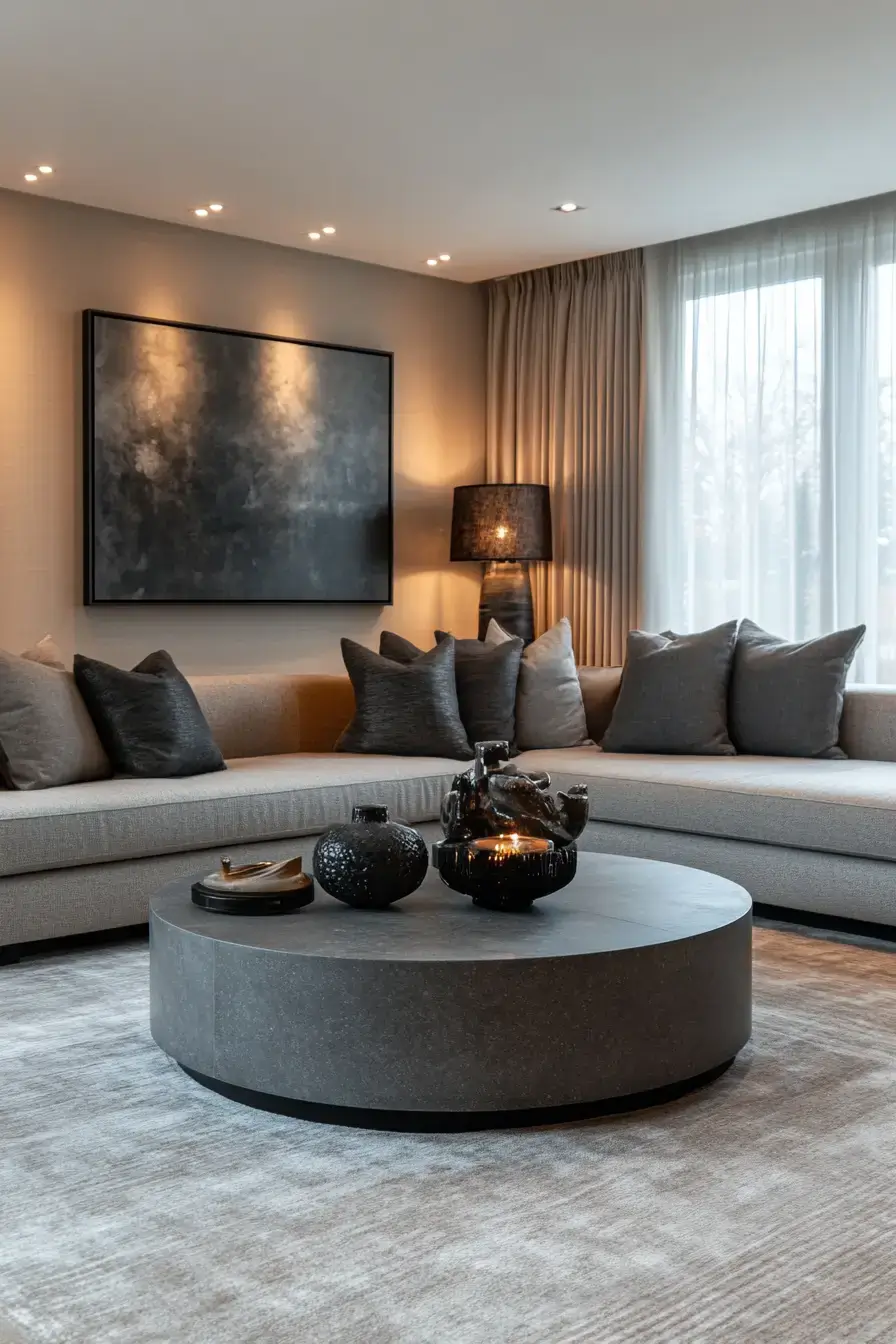 25 Grey and Beige Living Room Mixes That Actually Stay Warm grey and beige living room