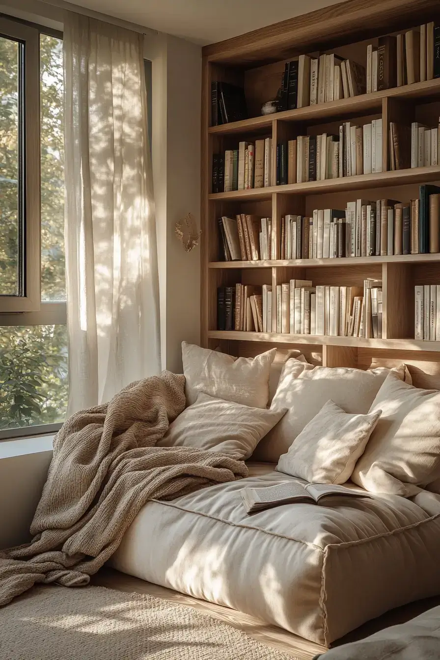 25 Cozy Home Library Corners That Make You Want to Stay Up Reading cozy home library