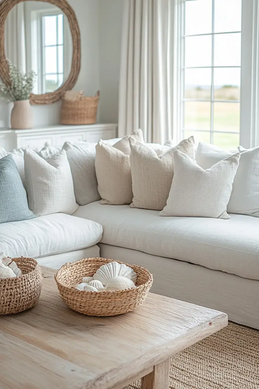 29 Coastal Casual Living Room Ideas Made for Easy Afternoons