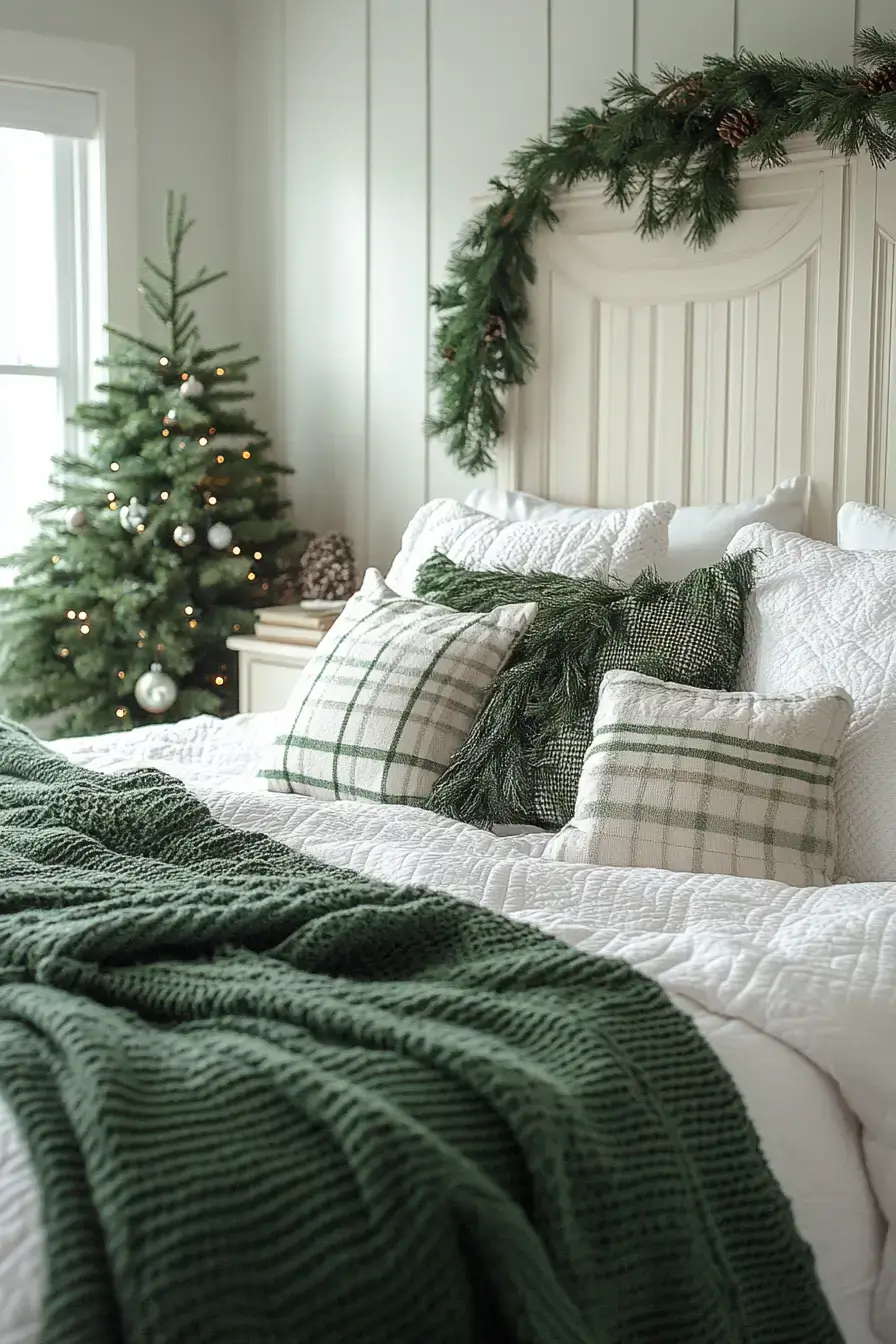 31 Christmas Bedroom Ideas That Feel Warm Without the Glitter Overload christmas bedroom
