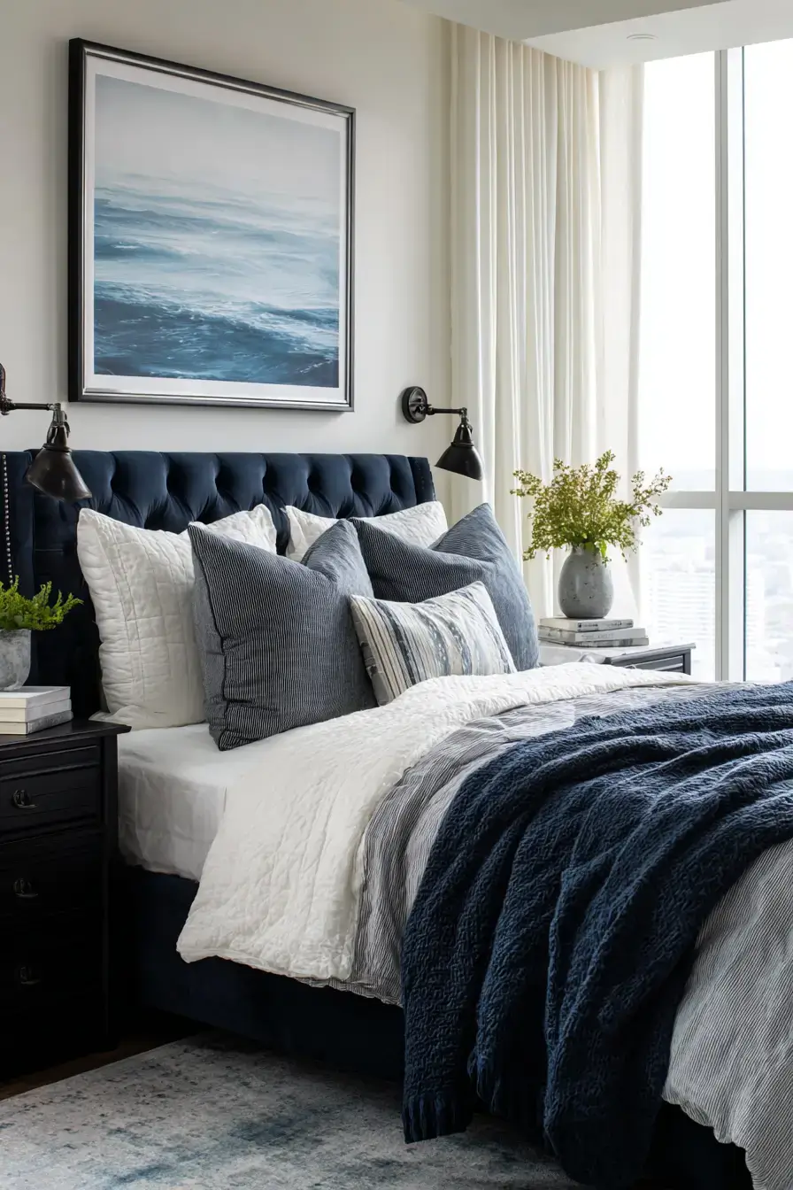 29 Modern Coastal Bedroom Ideas That Sleep Light and Bright modern coastal bedroom