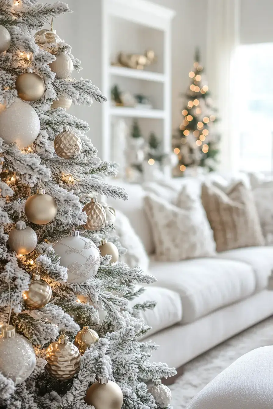 29 Christmas Living Room Setups That Feel Like a Real Holiday Evening christmas living room