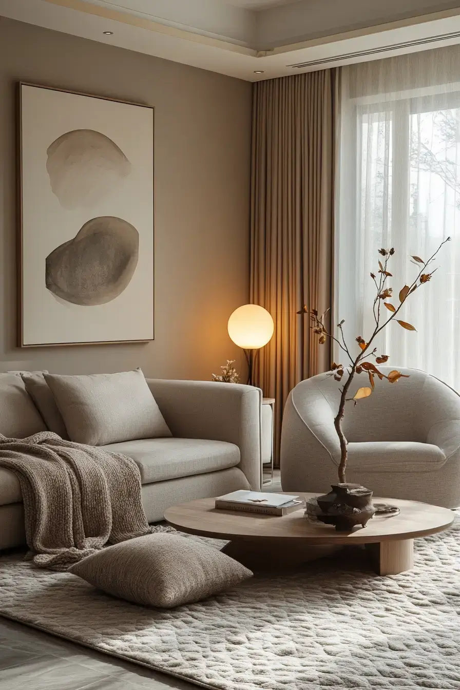 25 Grey and Beige Living Room Mixes That Actually Stay Warm grey and beige living room