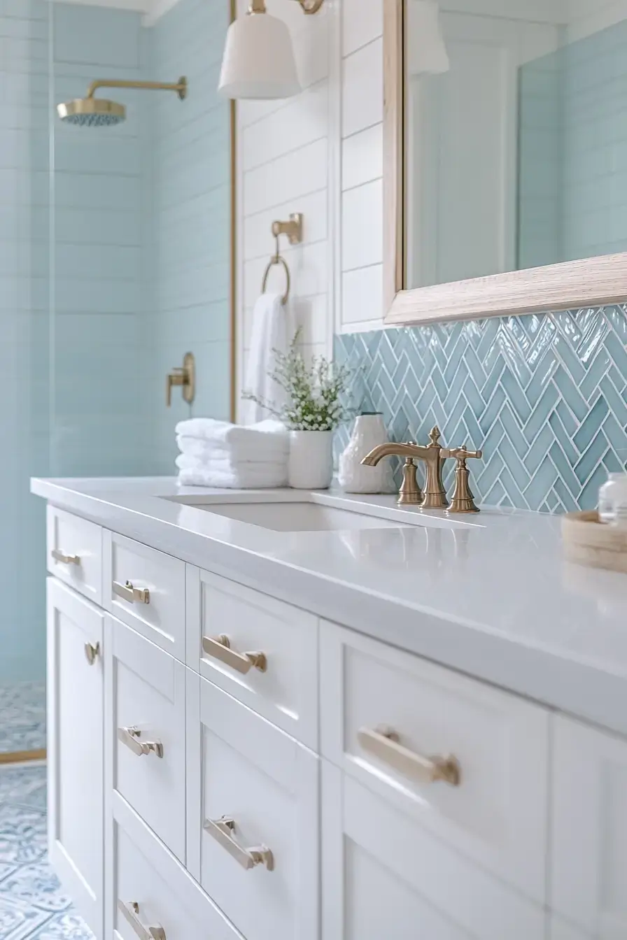 29 Modern Coastal Bathroom Ideas That Feel Spa-Calm modern coastal bathroom