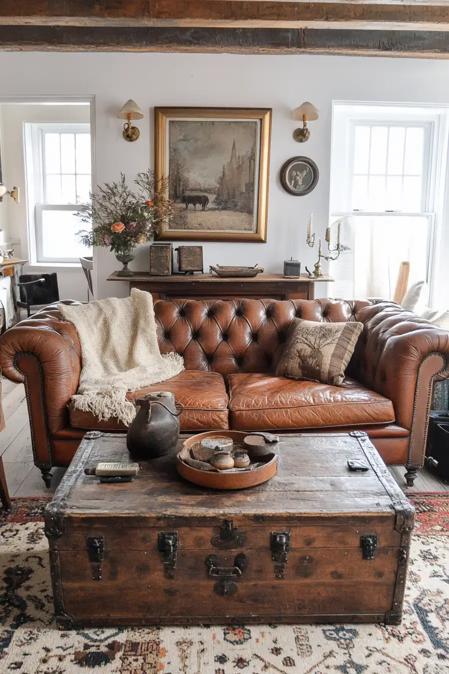 29 Rustic Living Room Decor Ideas With Genuinely Collected Character rustic living room decor