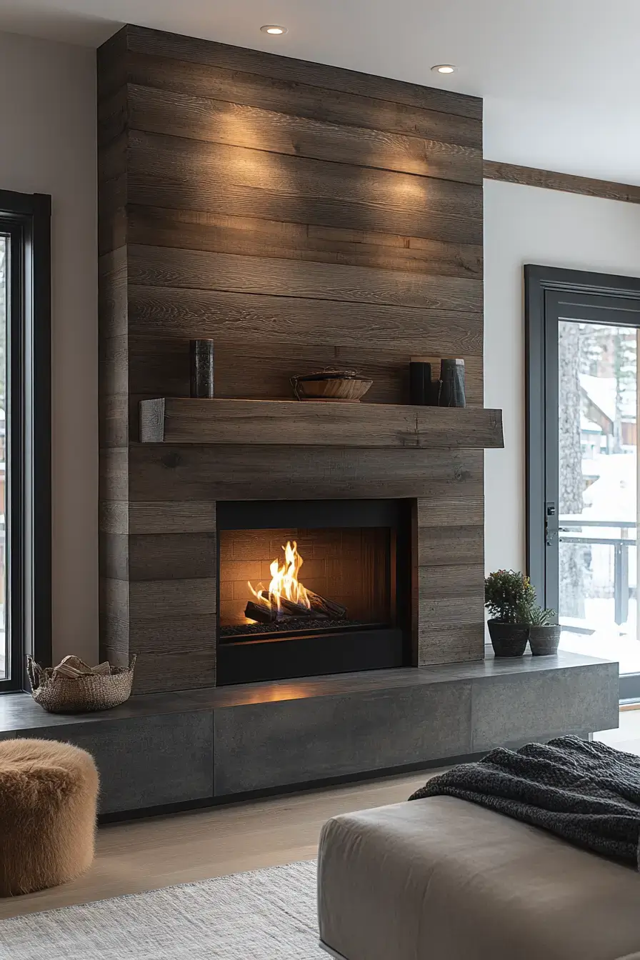 29 Rustic Farmhouse Fireplace Ideas That Anchor the Whole Room rustic farmhouse fireplace
