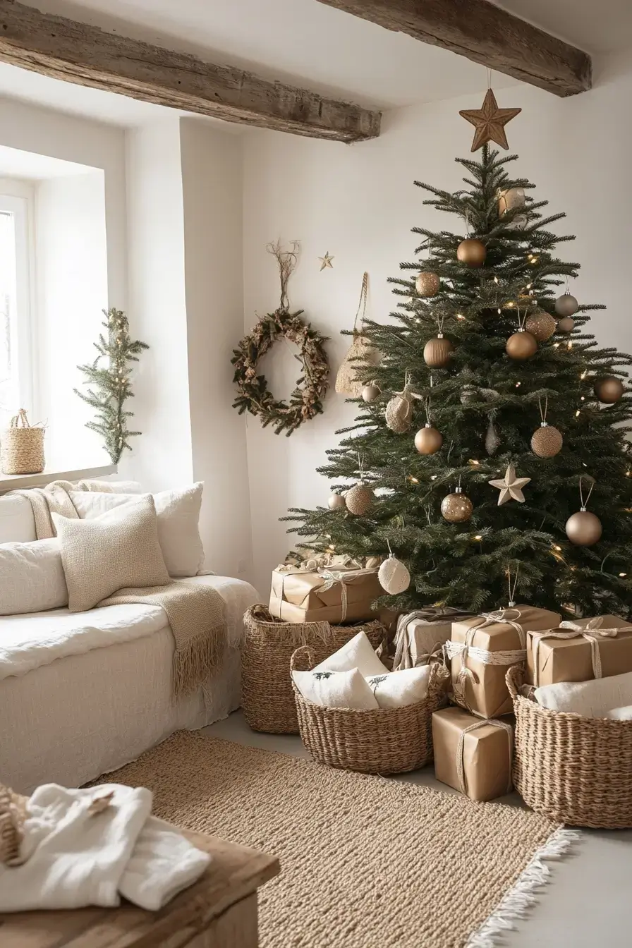 27 Natural Christmas Decor Ideas Using Pine and Dried Citrus natural christmas decor