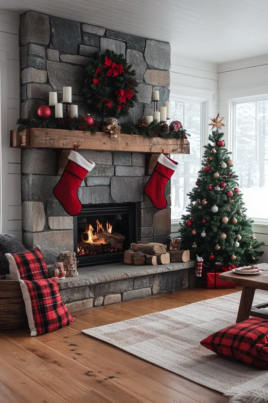 29 Rustic Christmas Decor Ideas That Feel Like an Old-Fashioned Holiday rustic christmas decor