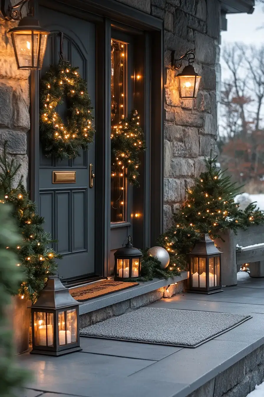 23 Front Porch Christmas Decor Looks That Last Through January front porch christmas decor