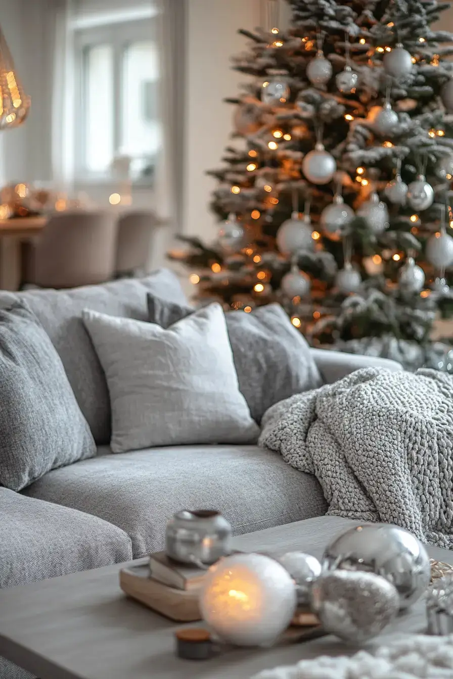 29 Christmas Living Room Setups That Feel Like a Real Holiday Evening christmas living room