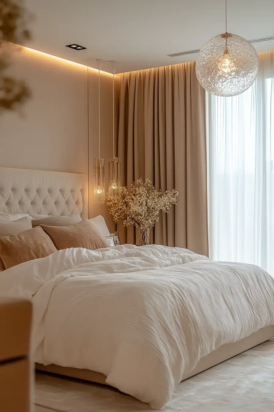 29 Beige Bedroom Ideas for Waking Up with the Light beige bedroom