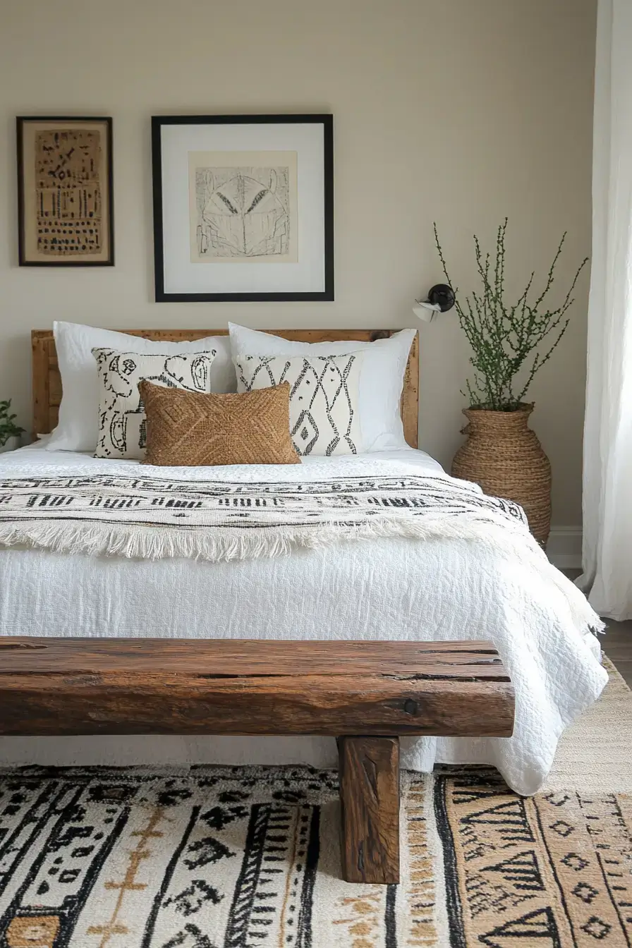 29 Afro Boho Bedroom Ideas That Turn Sleep Spaces Into Sanctuaries afro boho bedroom