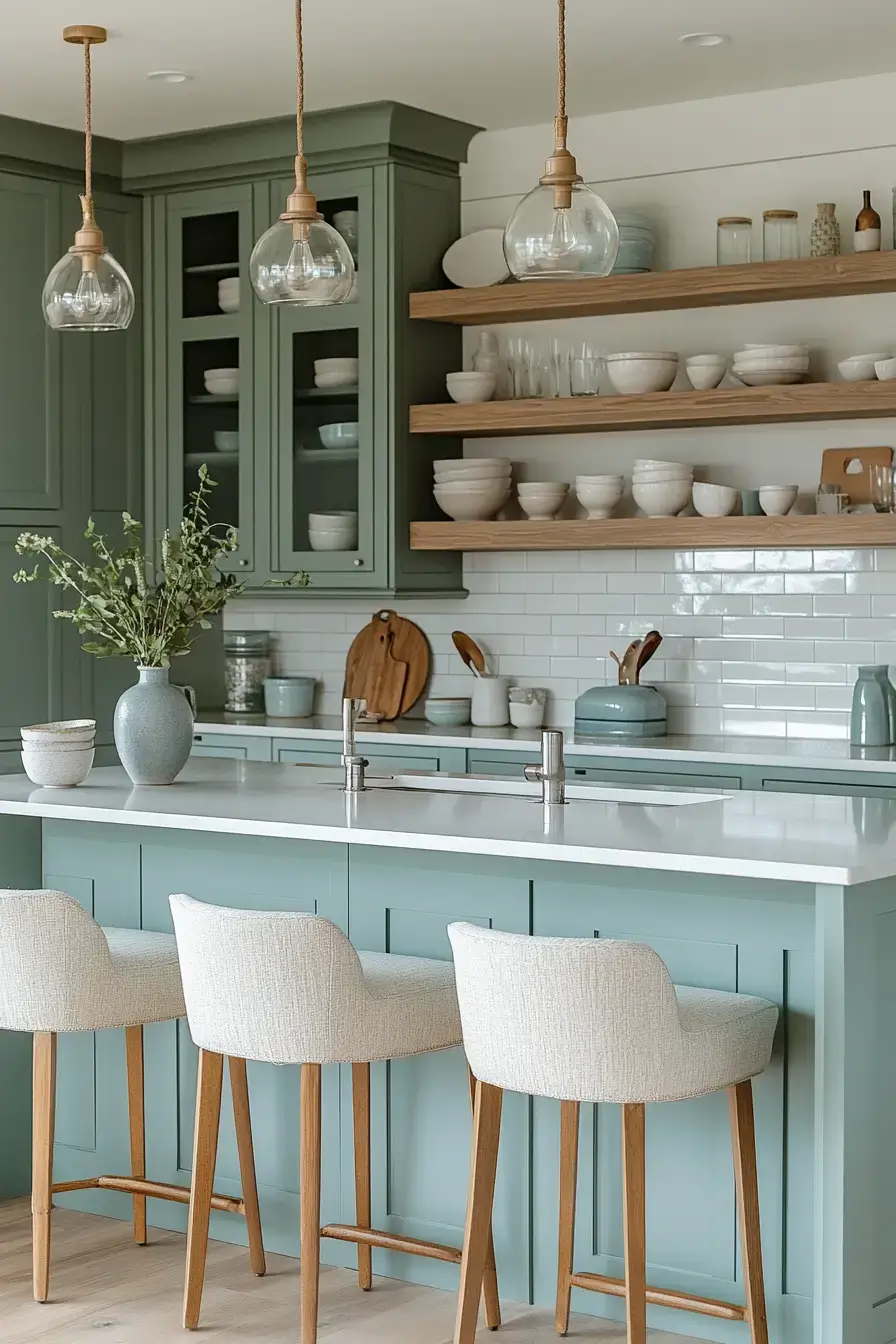 29 Modern Coastal Kitchen Ideas That Pair Marble With Driftwood modern coastal kitchen
