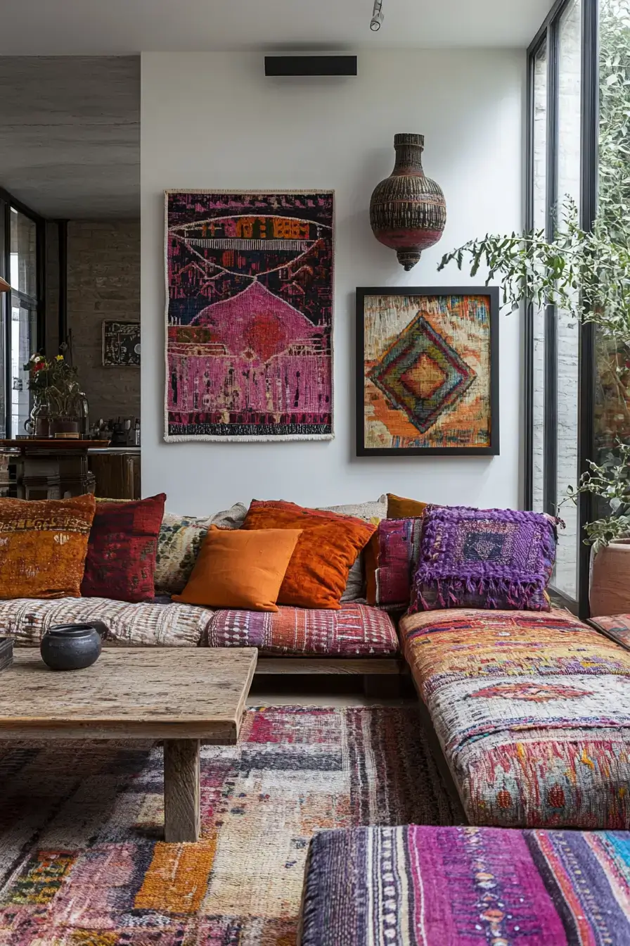 29 Afro Boho Living Room Ideas That Feel Lived-In, Not Staged afro boho living room