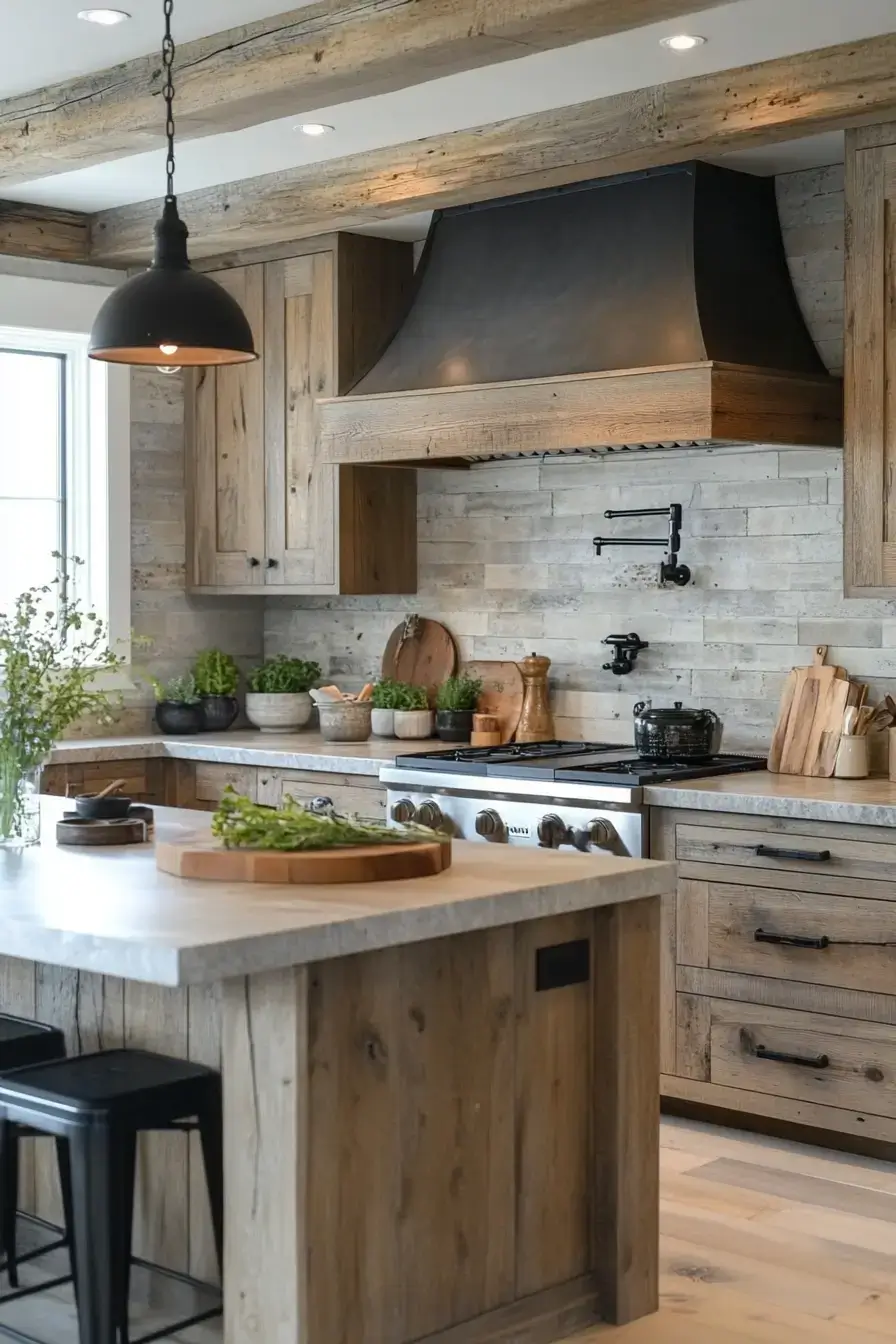 29 Rustic Kitchen Cabinets That Bring Real Wood Warmth Back rustic kitchen cabinets