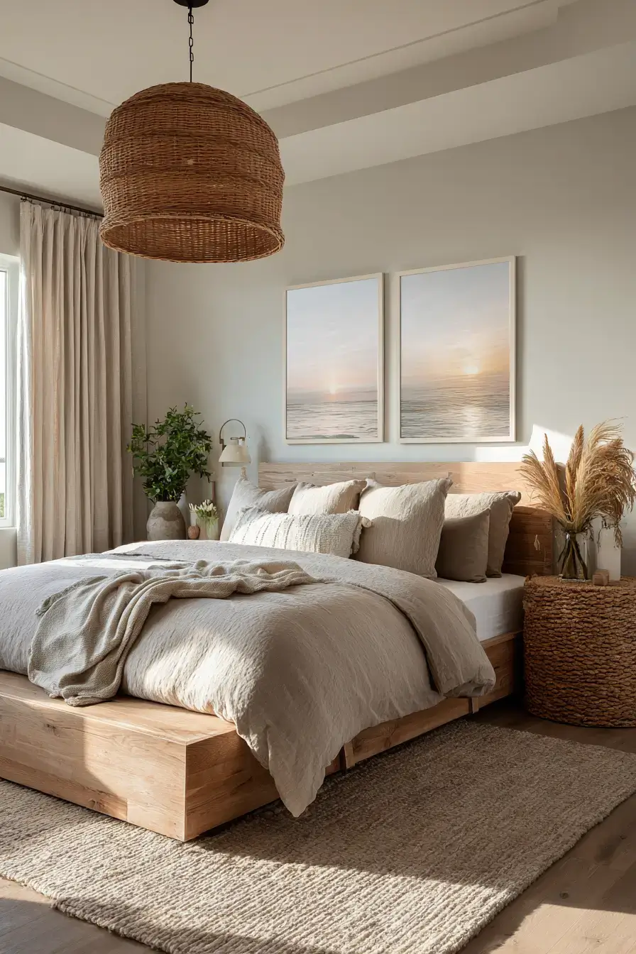 29 Modern Coastal Bedroom Ideas That Sleep Light and Bright modern coastal bedroom
