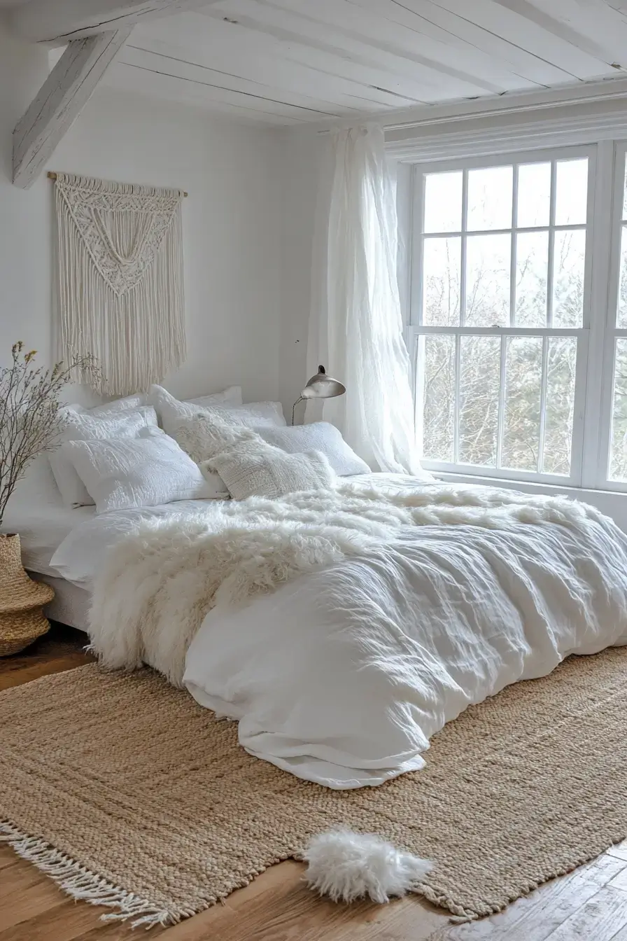 29 Minimalist Boho Bedroom Ideas That Balance Bare and Cozy minimalist boho bedrooms