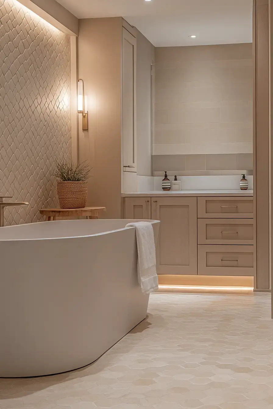 27 Beige Bathroom Looks That Stay Calm Even on Busy Mornings beige bathroom ideas