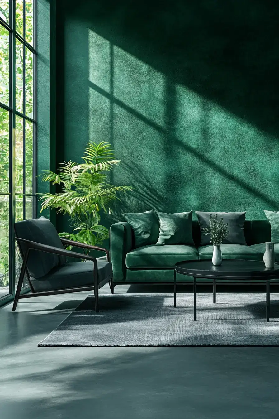 29 Emerald Green Living Room Ideas That Feel Rich Without Trying emerald green living room