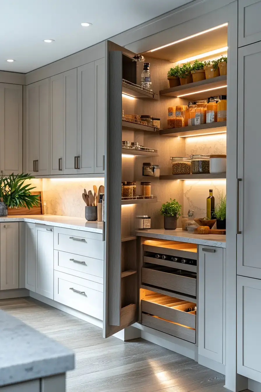 27 Kitchen Pantry Designs Built Around Real Grocery Habits kitchen pantry design