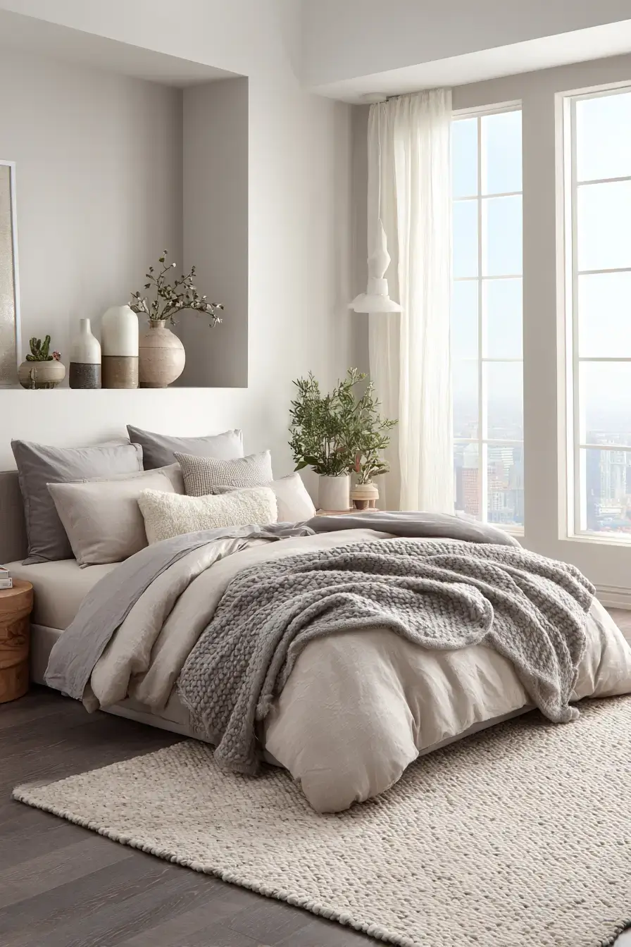 29 Cozy Minimalist Bedroom Ideas That Invite You to Slow Down cozy minimalist bedroom