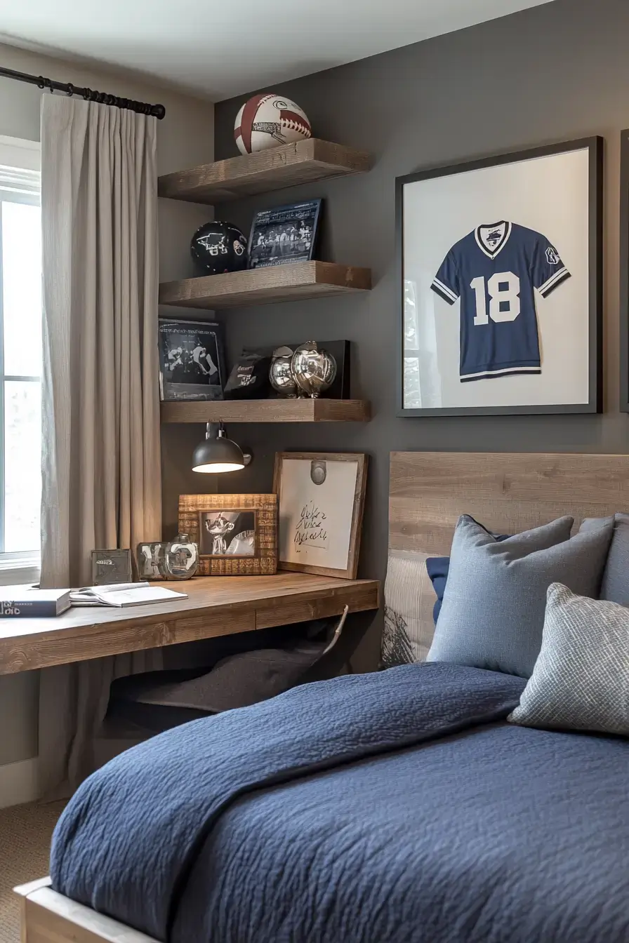 21 Teen Boy Bedrooms That Balance Posters and Actual Sleep teen boy bedroom